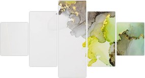 Obraz - Sztuka abstrakcyjna w tuszu (125x70 cm)