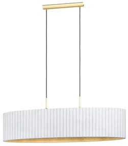 Eglo 39764 - Żyrandol na lince TAMARESCO 2xE27/40W/230V biały
