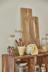 IB Laursen Drewniana deska z skórzanym sznurkiem OILED ACACIA WOOD