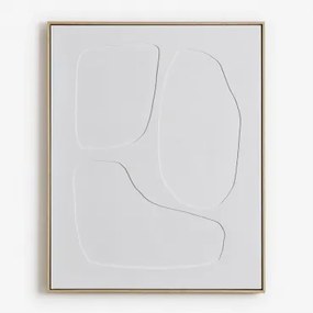 Ręcznie Malowany Obraz Dekoracyjny Z Reliefem Helvona B & 80 X 100 Cm - Sklum
