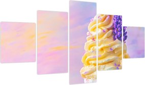 Obraz - Lody z lawendą (125x70 cm)
