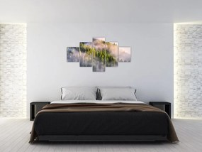 Obraz górskiego krajobrazu (125x70 cm)