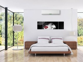 Obraz - Kobieta w kapeluszu (170x50 cm)