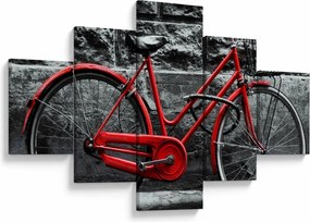 Obraz - Zabytkowy rower (125x70 cm)