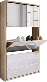 Szafka na buty Wywrotka lustra StidoXL