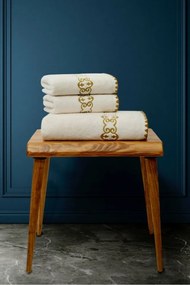 Ręcznik kąpielowy MONDRIAN 85x150cm Śmietankowy