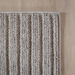 Dywan nowoczesny 3D Helix Geometria szary 80 cm x 250 cm