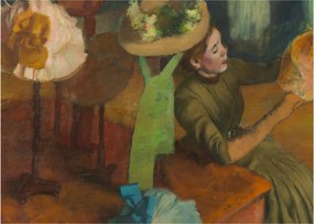 Obraz - Edgar Degas, The Millinery Shop, reprodukcje (70x50 cm)