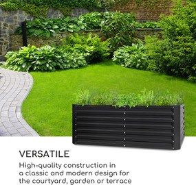 Blumfeldt Terrabox 200x100x60 cm Skrzynia na warzywa Antracyt