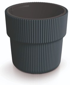 Donica ogrodowa z wkładem Milly 39 x 39 x 37 cm antracytowy PROSPERPLAST