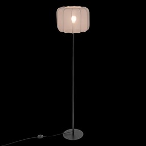 Lampka stojąca do salonu TOBIE z bawełnianym abażurem, Ø 37 x 150 cm