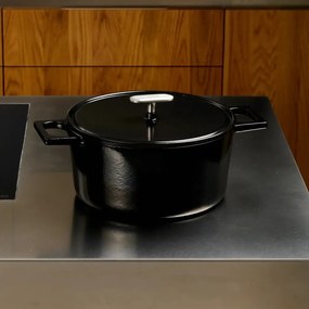 Garnek żeliwny z pokrywką odpowiedni na indukcję 5,5 l Mattia 3.0 – FABINI