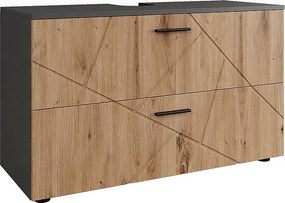 Szafka pod umywalkę antracyt/artisan 100.1x41x60.6 irma