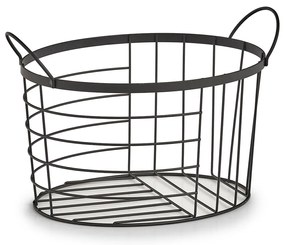 Koszyk metalowy, 35 x 23,5 x 23 cm, ZELLER