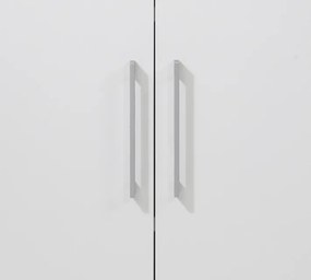 Regał biurowy 2-drzwiowy Prima biały