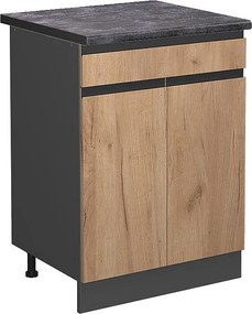 Szafka dolna do kuchni złoty dąb energetyczny 60x60x81.6 r-line