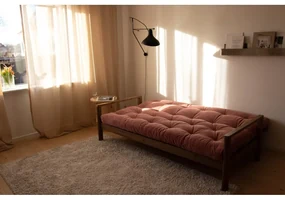 Żółta rozkładana sofa 205 cm Knob – Karup Design