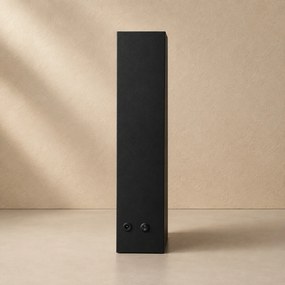 Kominek dekoracyjny LED, metalowy, 10 x 41 x 35 cm