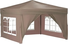 Namiot ogrodowy z oknami taupe P5-F31