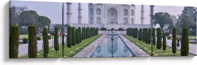 Obraz - Taj Mahal o wschodzie słońca (170x50 cm)