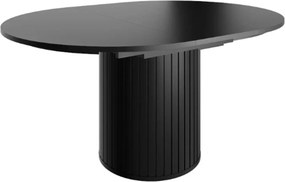 Stół THIRA 120 cm do Salonu Jadalni, Okrągły, Czarny