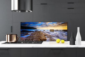 Panel Kuchenny Spokojna Plaża O Poranku