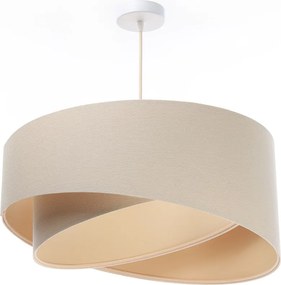 Lampa wisząca nad stół LUKKA z podwójnym abażurem