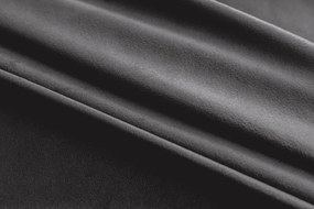 Jasnoszara zasłona zaciemniająca VELVET 140x250 cm Zawieszanie: Taśma z wiązaniami