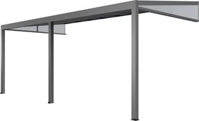 OGRÓD ZIMOWY 5,8x2,8x2,3 M STELAŻ ANTRACYT