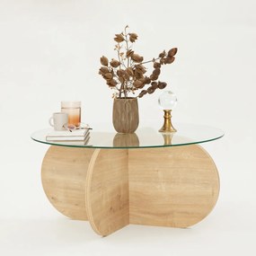 Stolik kawowy Bubble Sapphire Oak