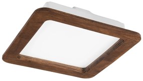 LED Oprawa wpuszczana WOODY SPOT LED/17W/230V 3000K wiśnia 18,5x18,5 cm