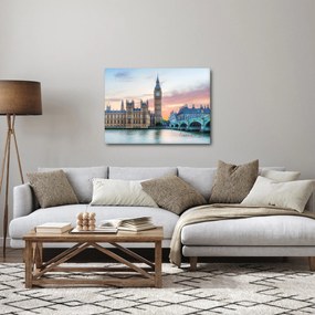 Obraz - Londyn w pastelowych kolorach (70x50 cm)