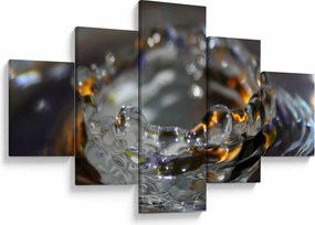 Obraz bransoletki z kropel wody (125x70 cm)