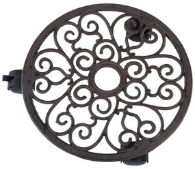 Metalowy kwietnik na kółkach ø 29 cm – Esschert Design