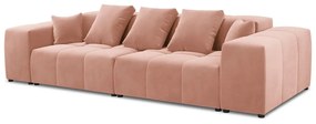 Różowa aksamitna sofa 320 cm Rome Velvet – Cosmopolitan Design