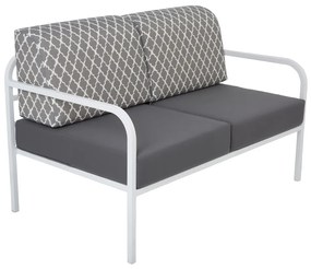 Sofa ogrodowa 2 osobowa Agat maroko 125 x 77 x 74 cm D023-06EB / H030-06PB PATIO