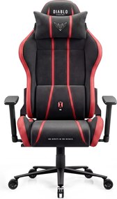 Fotel gamingowy materiałowy Diablo X-One 2.0 King Size, Bloody Mary