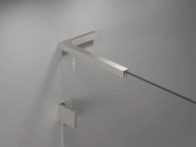 Mexen Lunar L ścianka prysznicowa Walk-in lewa 80 x 200 cm, transparent 8 mm, nikiel szczotkowany - 830L-080-000-97-00-L