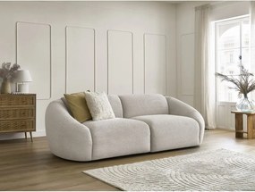 Beżowa sztruksowa sofa 250 cm Tina – Bobochic Paris