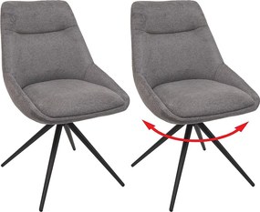 Krzesło do jadalni MCW-M65,  szary