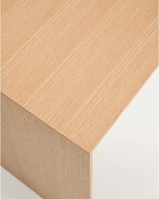 Biurko w dekorze dębu 60x140 cm Litto – Kave Home