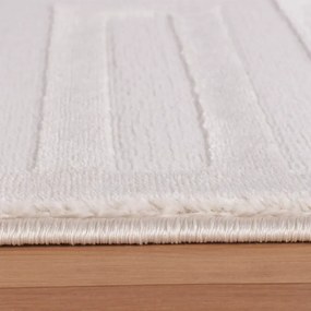 Dywan 3D nowoczesny Sahara kremowy 80 cm x 250 cm