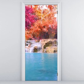 Fototapeta na drzwi - Turkusowa laguna (95x205cm)