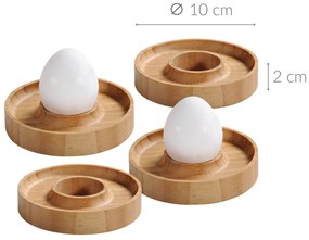 Podstawki do jajek 4 sztuki, Ø 10 cm, KESPER