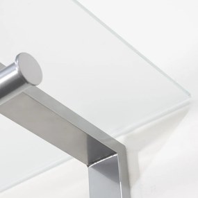 Metalowy wieszak ścienny w kolorze srebra z półką Dutch – Spinder Design