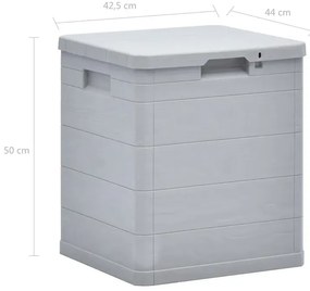 Jasnoszara skrzynia ogrodowa G4-G98