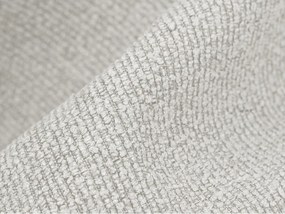 Biały narożnik z materiału bouclé (prawostronny/z szezlongiem) Aloha – Makamii