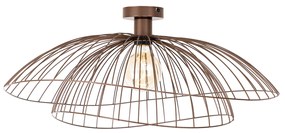 Designerska lampa sufitowa brązowa 45 cm - PuaDesignerski Oswietlenie wewnetrzne