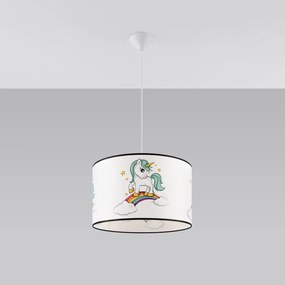 Lampa wisząca JEDNOROŻEC 40 biała SOLLUX  LIGHTING