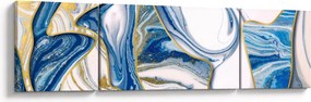 Obraz - Fale z marmuru (170x50 cm)
